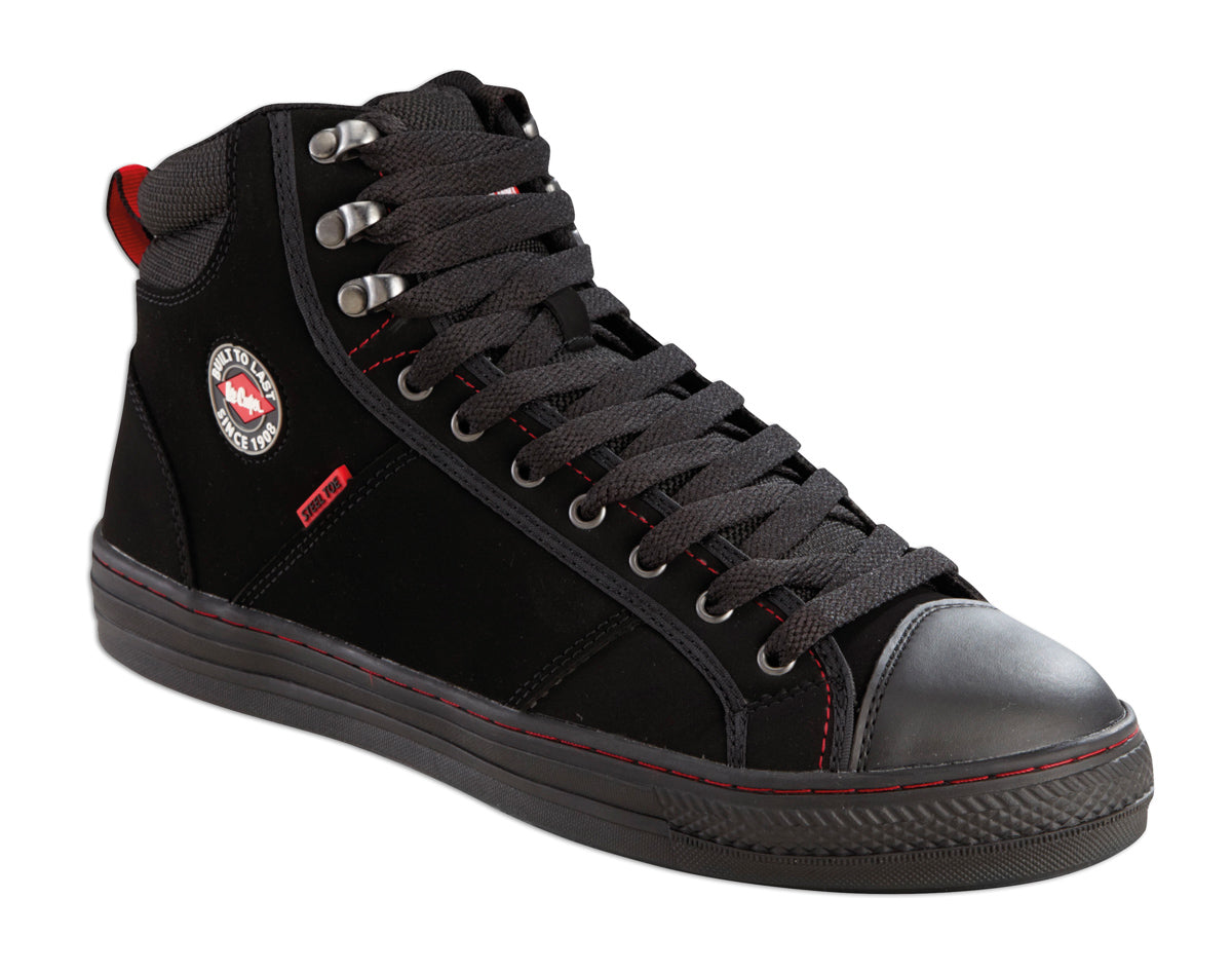 Laser Tools Retro Style Safety Workboot Black - 12 LC022B-12