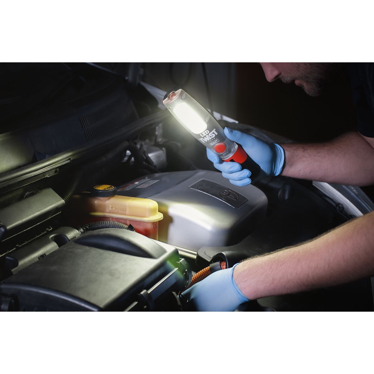 Sealey Rechargeable Inspection Light 8W COB & 1W SMD LED LED1001
