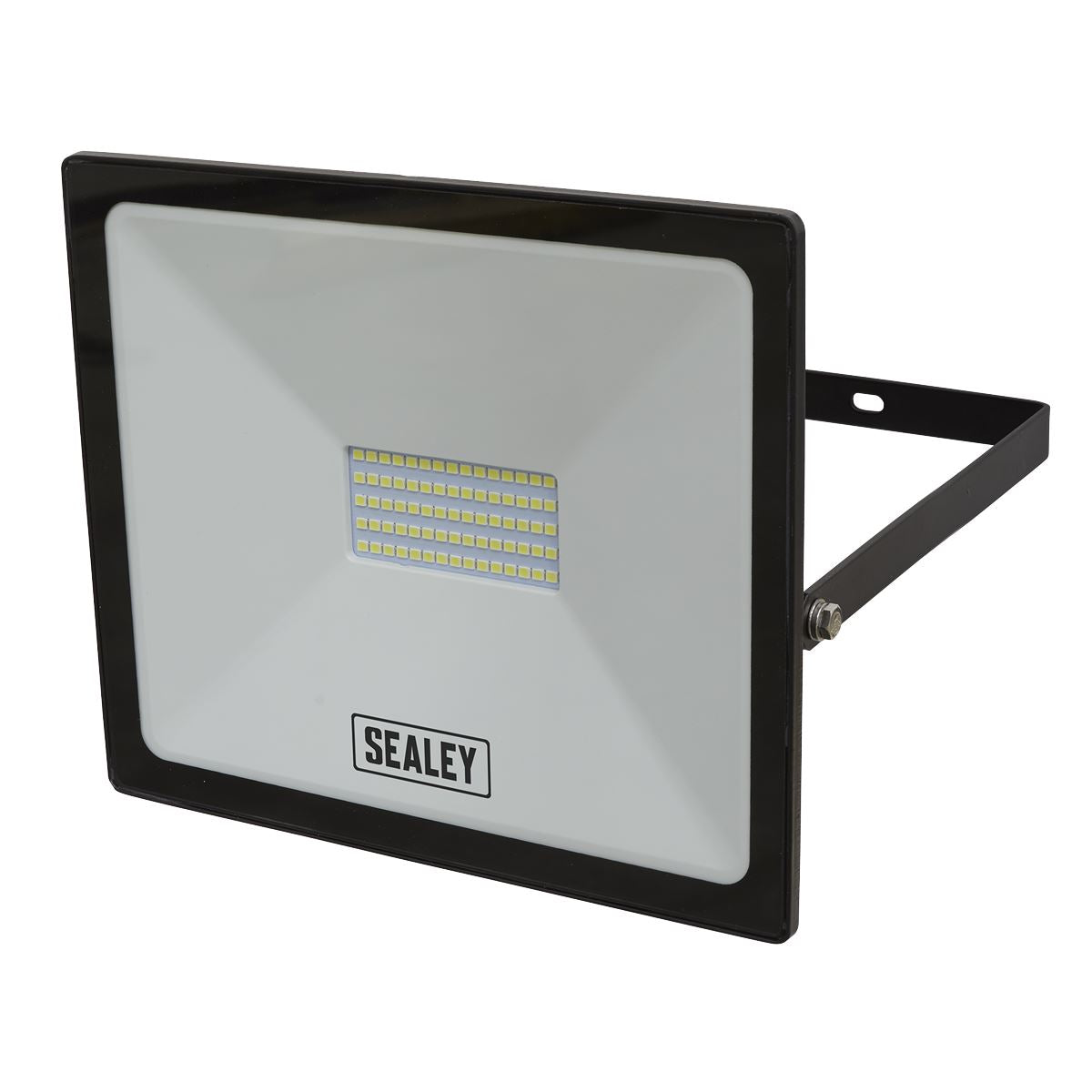 Sealey Extra-Slim Floodlight with Wall Bracket 50W SMD LED 230V LED113