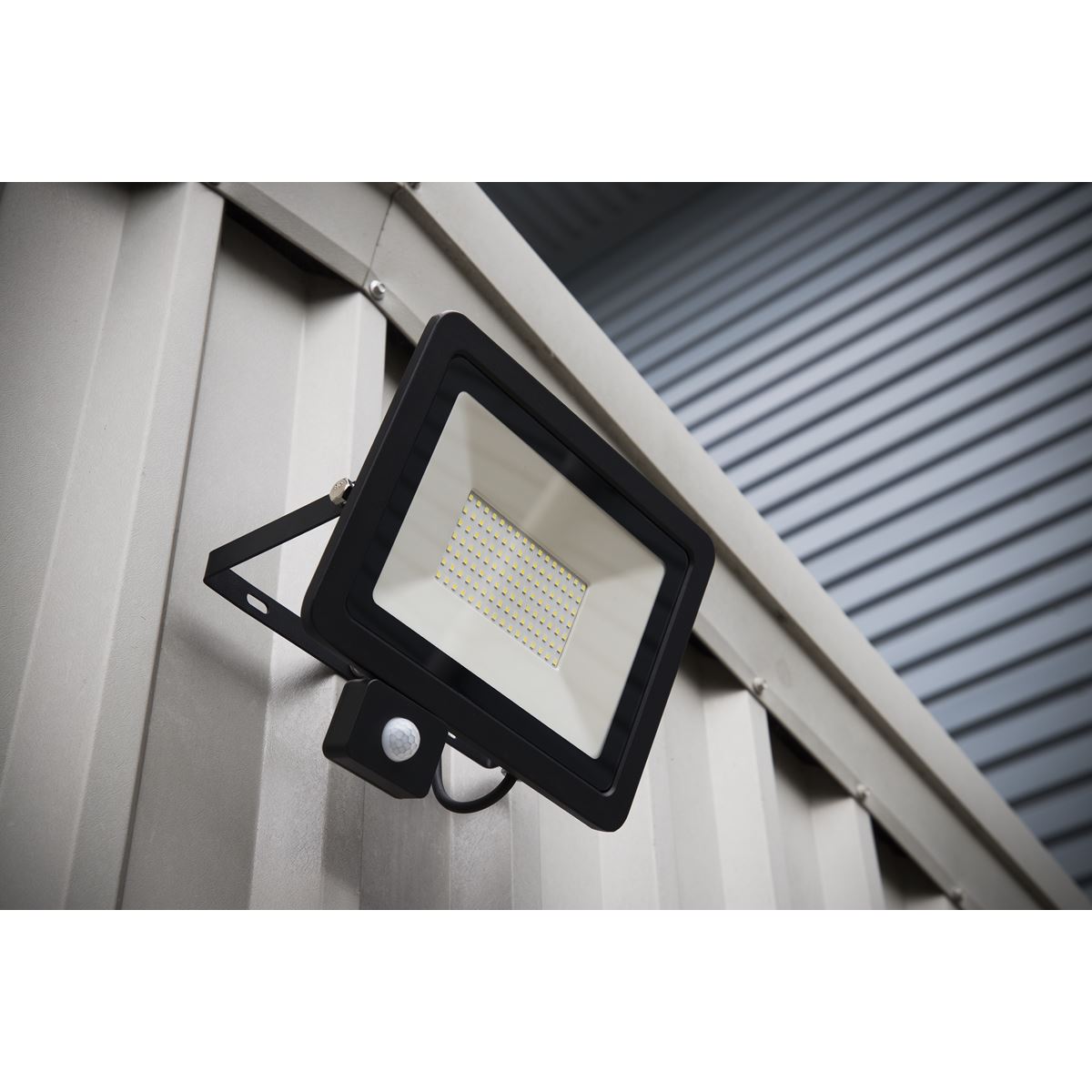Sealey Extra-Slim Floodlight with PIR Sensor 50W SMD LED LED113PIR