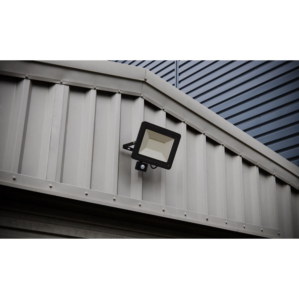 Sealey Extra-Slim Floodlight with PIR Sensor 50W SMD LED LED113PIR