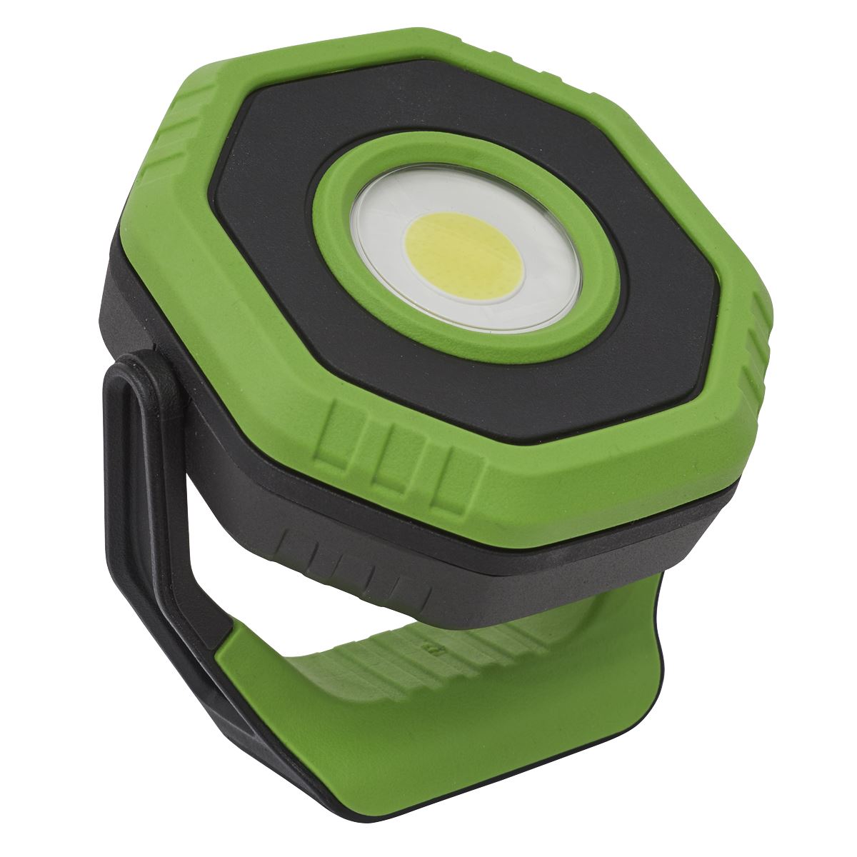 Sealey Rechargeable Pocket Floodlight with Magnet 360� 14W COB LED - Green LED1400P
