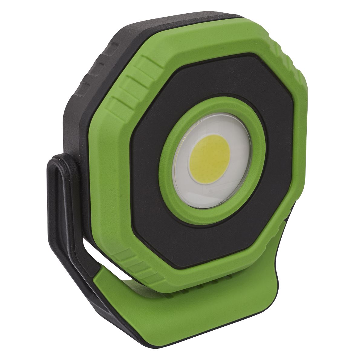 Sealey Rechargeable Pocket Floodlight with Magnet 360� 14W COB LED - Green LED1400P