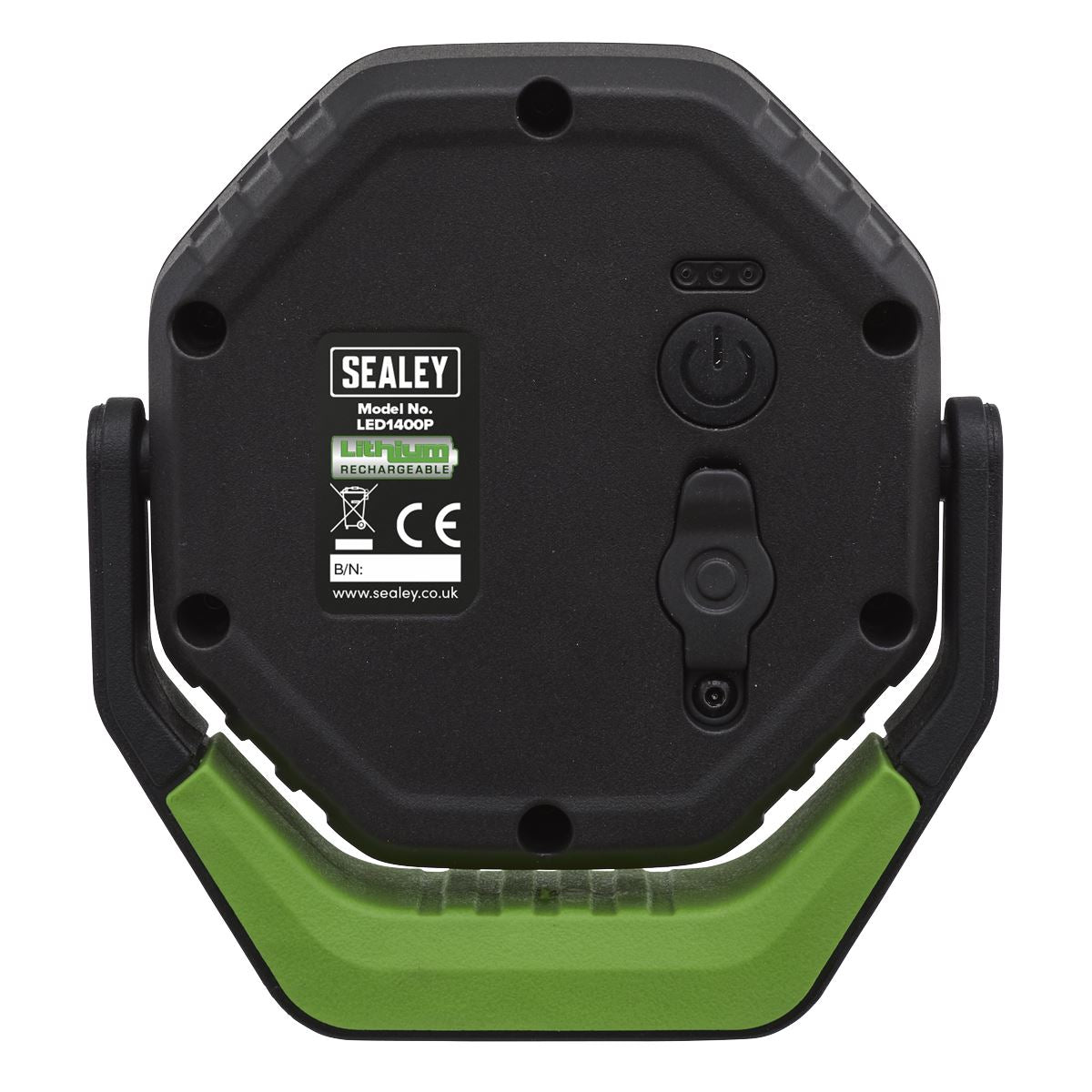 Sealey Rechargeable Pocket Floodlight with Magnet 360� 14W COB LED - Green LED1400P