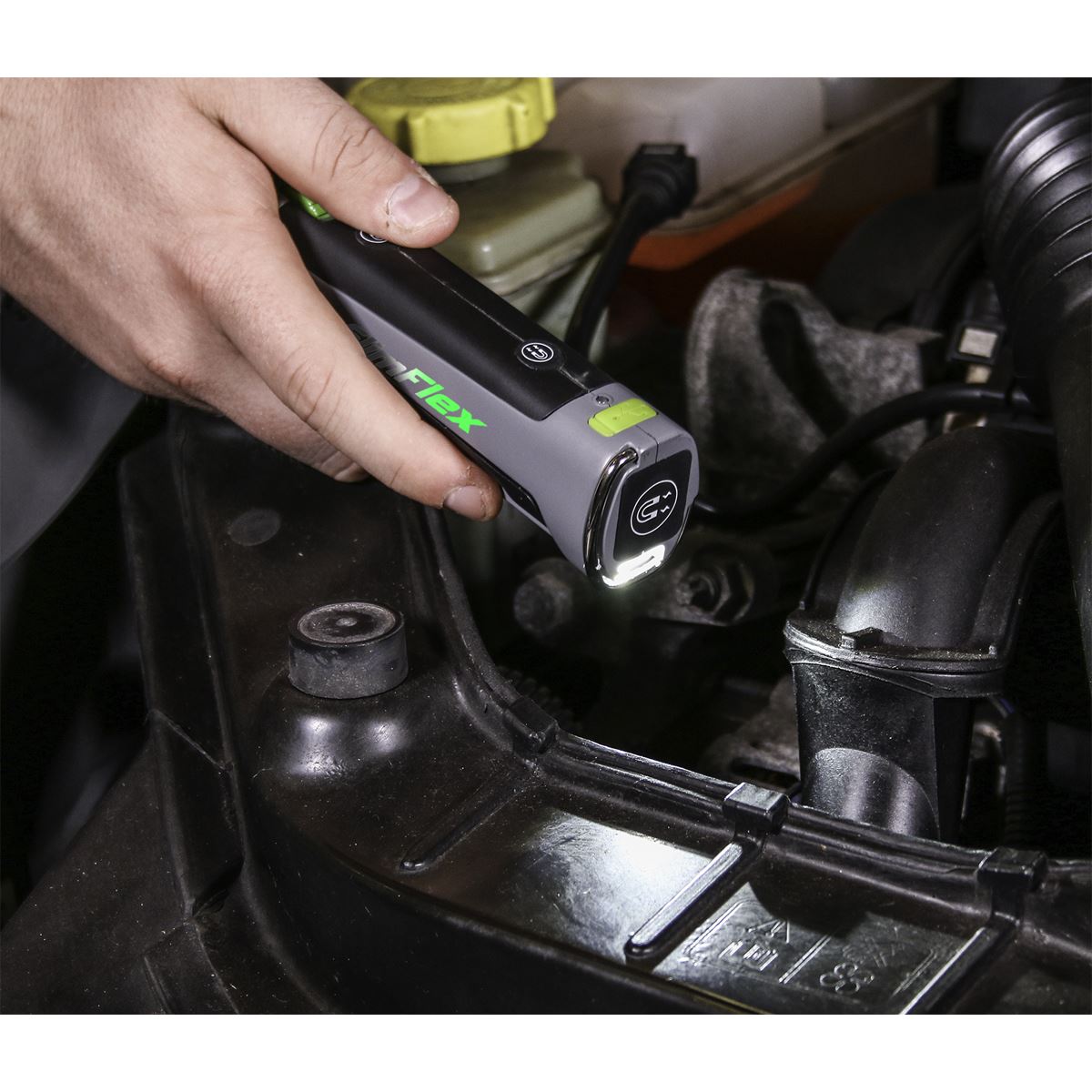 Sealey Rechargeable Slim Folding Inspection Light 4W & 1W SMD LED Lithium-ion LED180