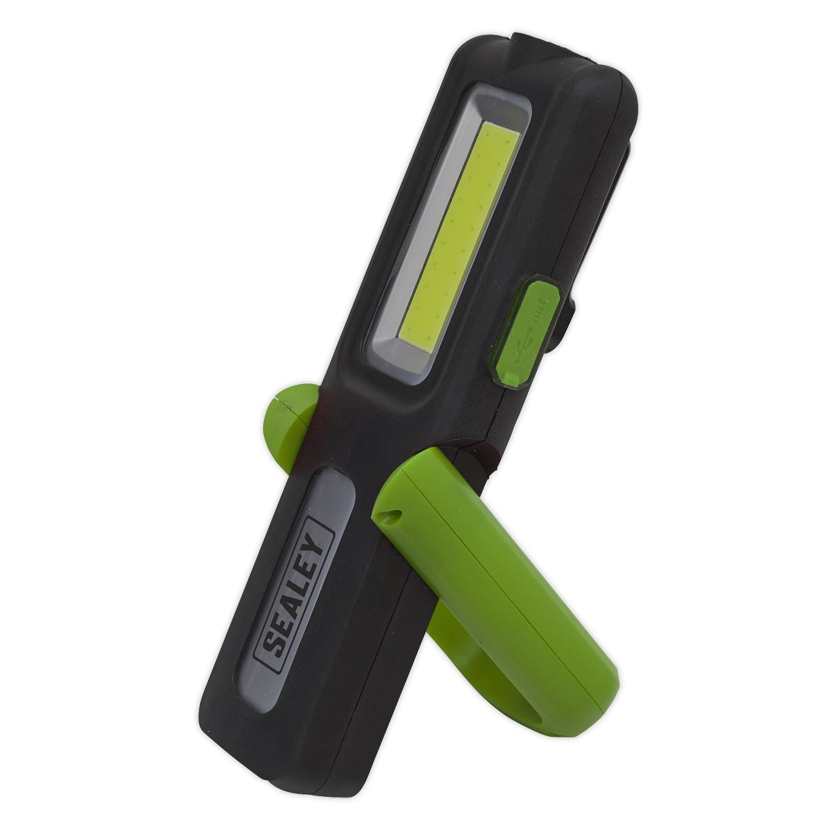 Sealey Rechargeable Inspection Light 5W COB & 3W SMD LED with Power Bank - Green LED318G