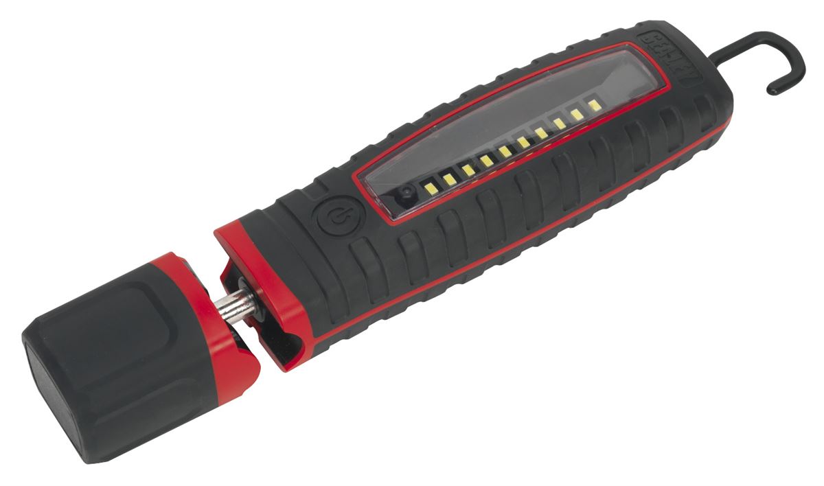 Sealey Rechargeable 360� Inspection Light 14 SMD & 3W SMD LED Black Lithium-ion LED360