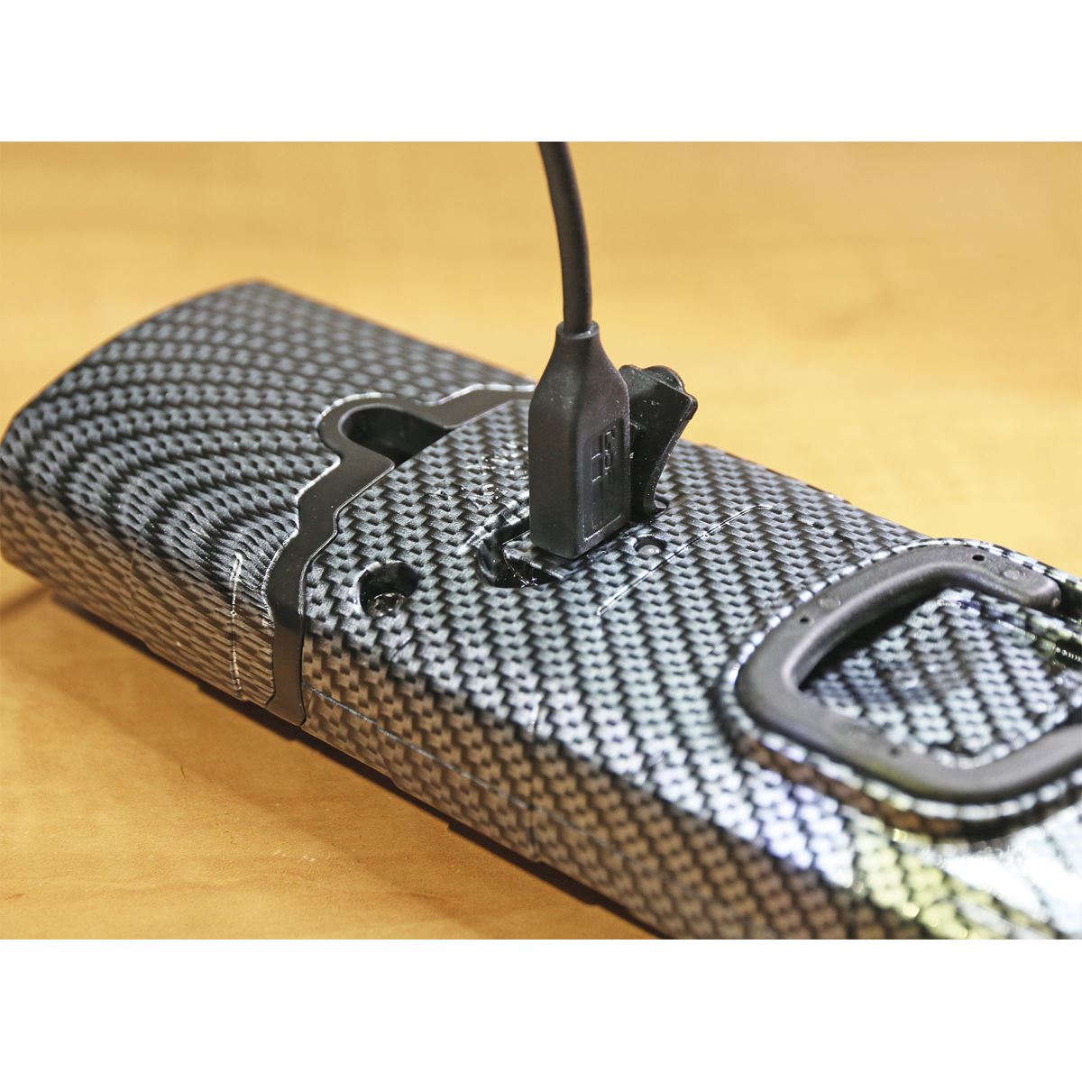 Sealey Rechargeable 360� Inspection Light 3W COB & 1W SMD LED Carbon Fibre Effect LED3601CF
