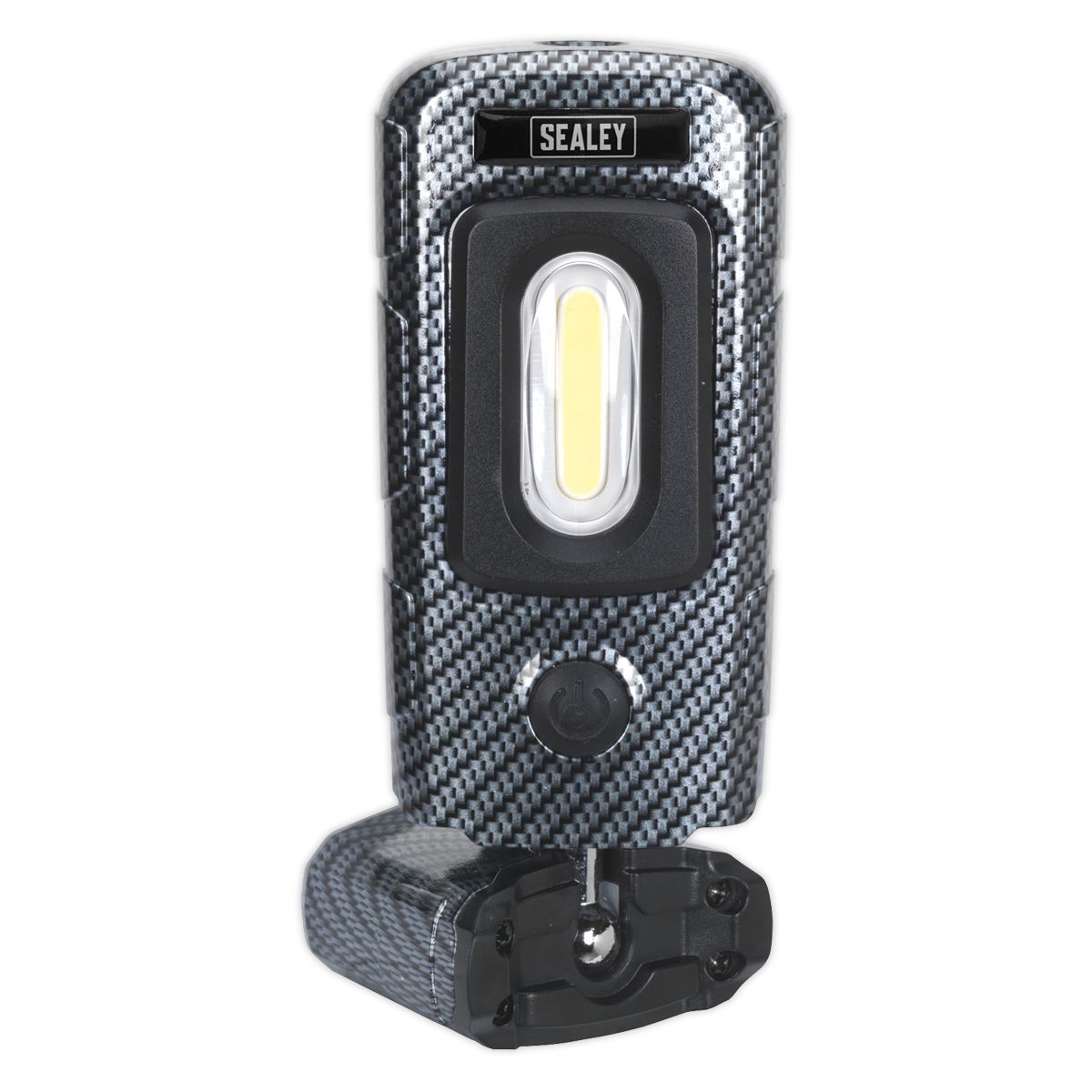 Sealey Rechargeable 360� Inspection Light 3W COB & 1W SMD LED Carbon Fibre Effect LED3601CF