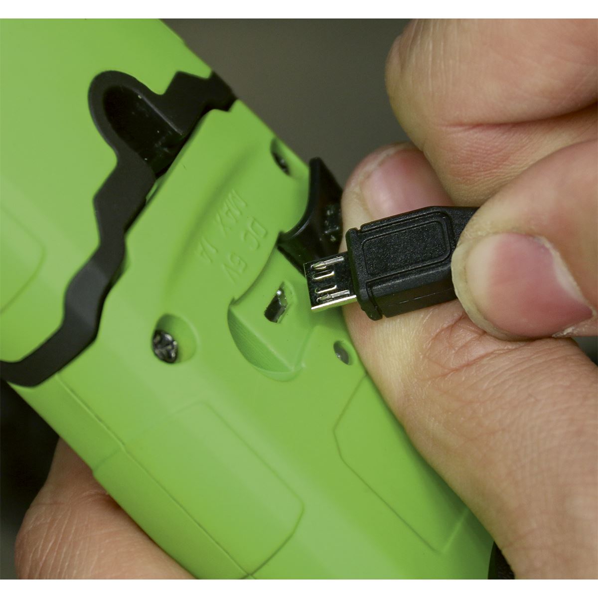 Sealey Rechargeable 360� Inspection Light 3W COB & 1W SMD LED Green Lithium-Polymer LED3601G