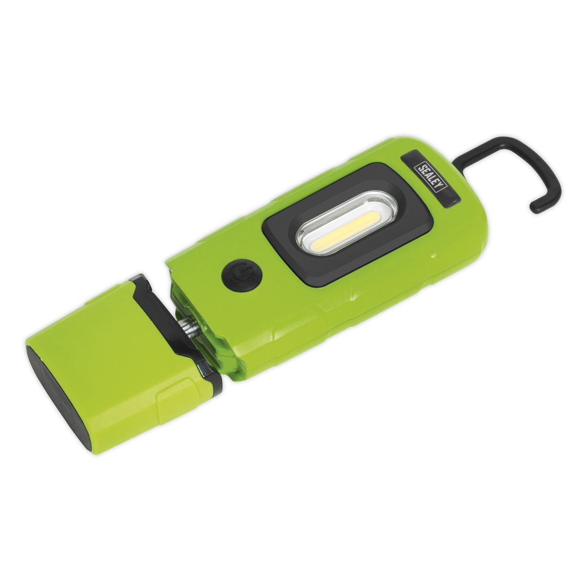Sealey Rechargeable 360� Inspection Light 3W COB & 1W SMD LED Green Lithium-Polymer LED3601G