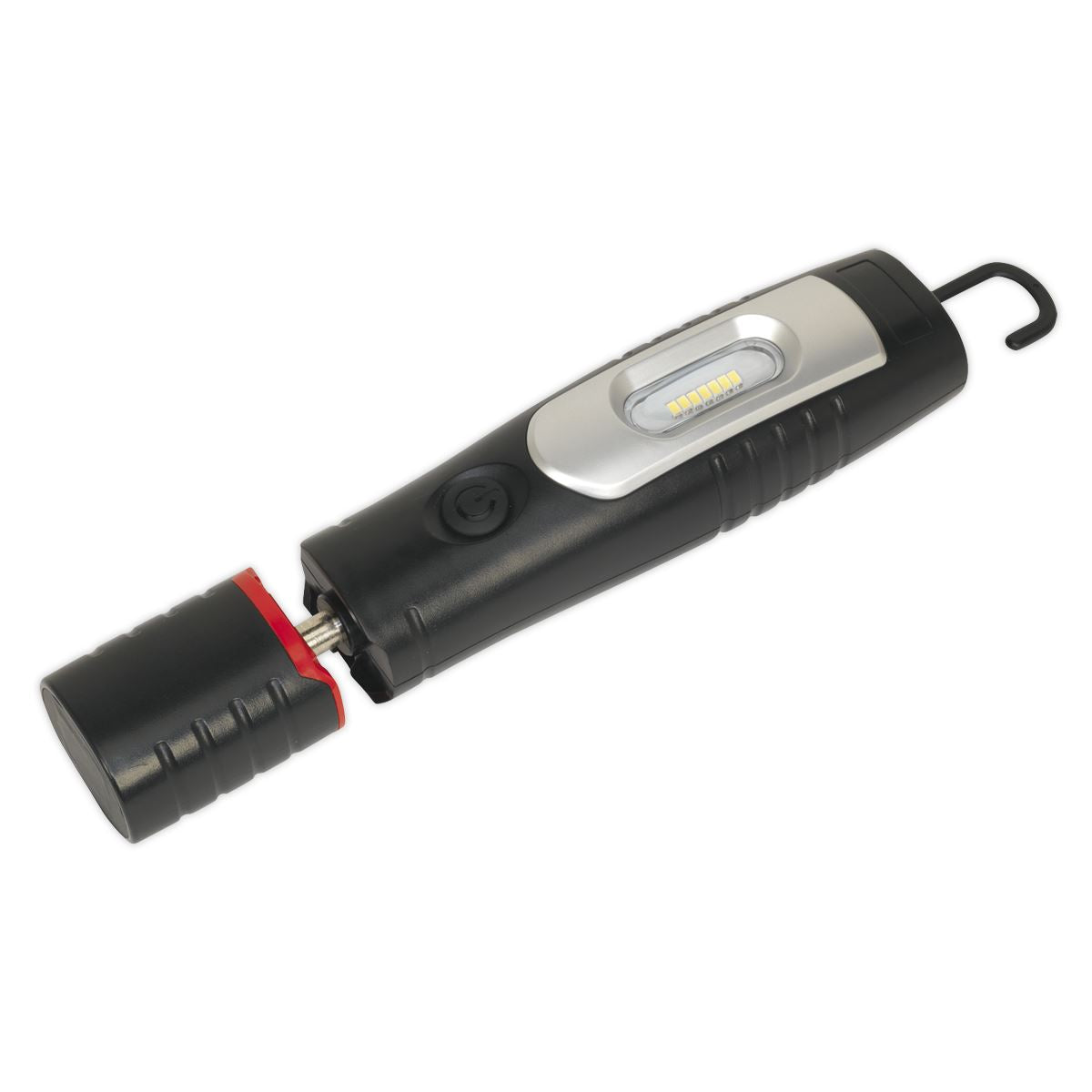 Sealey Rechargeable 360� Inspection Light 7 SMD & 3W SMD LED Black Lithium-ion LED3602