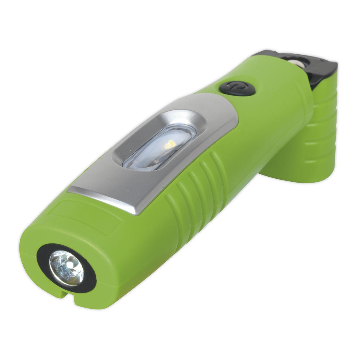 Sealey Rechargeable 360� Inspection Lamp 7 SMD & 3W SMD LED Green Lithium-ion LED3602G
