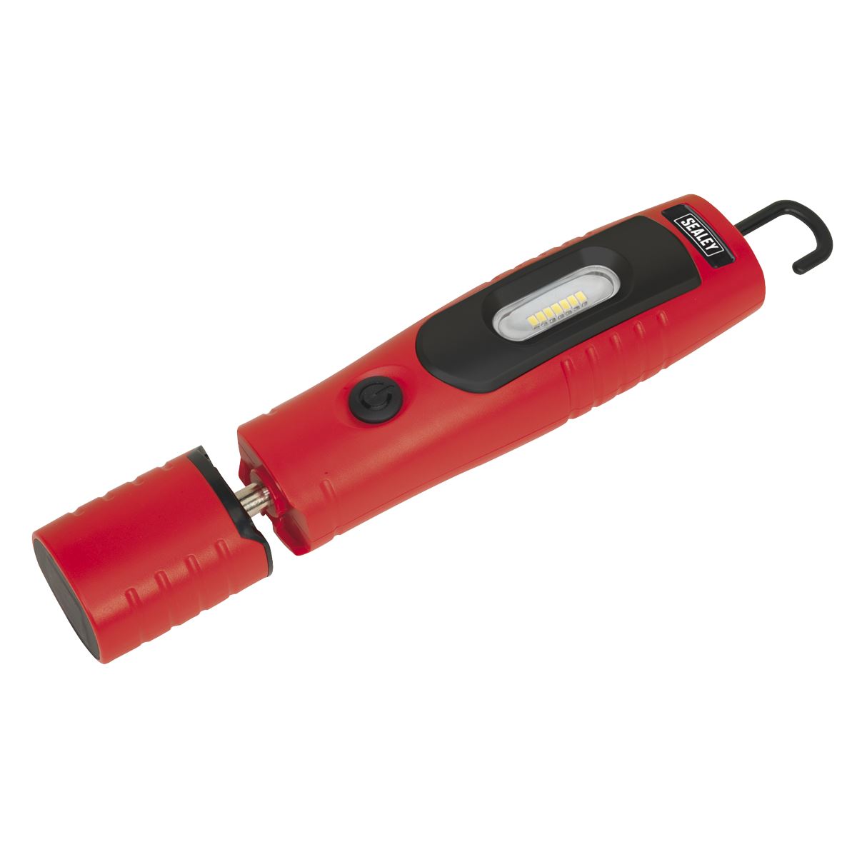 Sealey Rechargeable 360� Inspection Light 7 SMD & 3W SMD LED Red Lithium-ion LED3602R