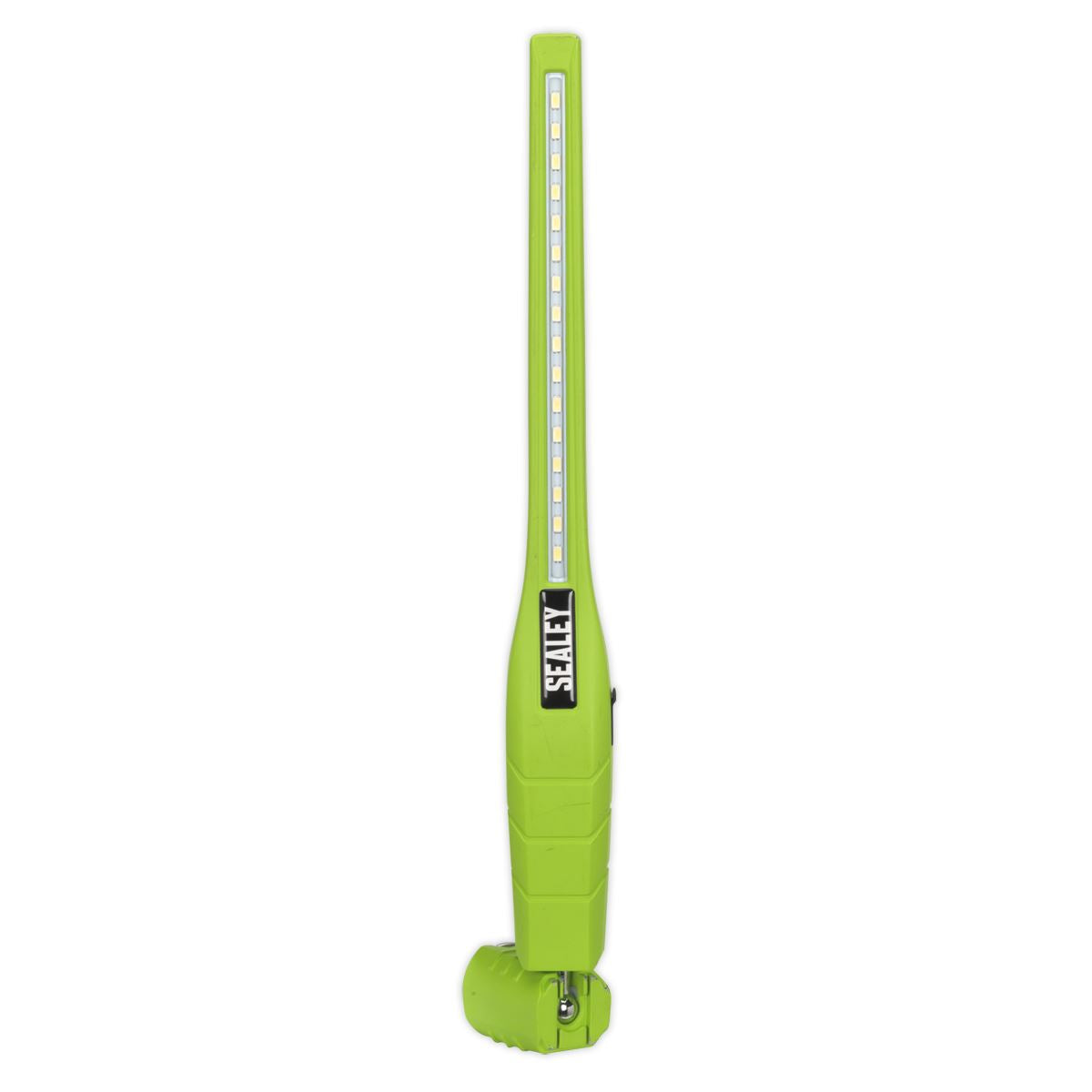 Sealey Rechargeable 360� Slim Inspection Light 8W & 1W SMD LED Green Lithium-ion LED3604G