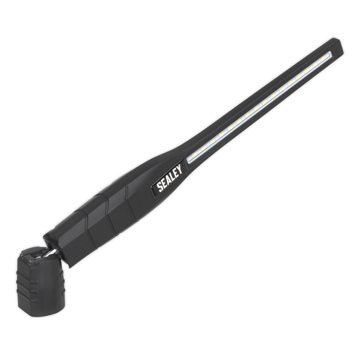 Sealey Rechargeable 360� Slim Inspection Light 8W & 1W SMD LED Black Lithium-ion LED3604