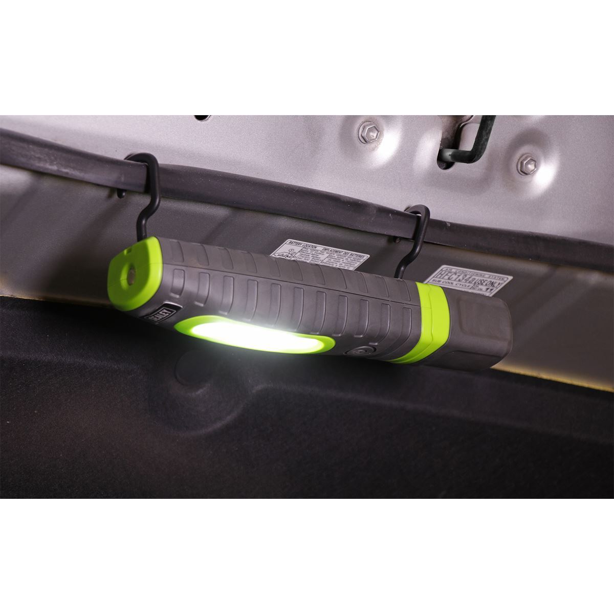 Sealey Rechargeable 360� Inspection Lamp 24 SMD & 3W SMD LED Green 2 x Lithium-ion LED3606G