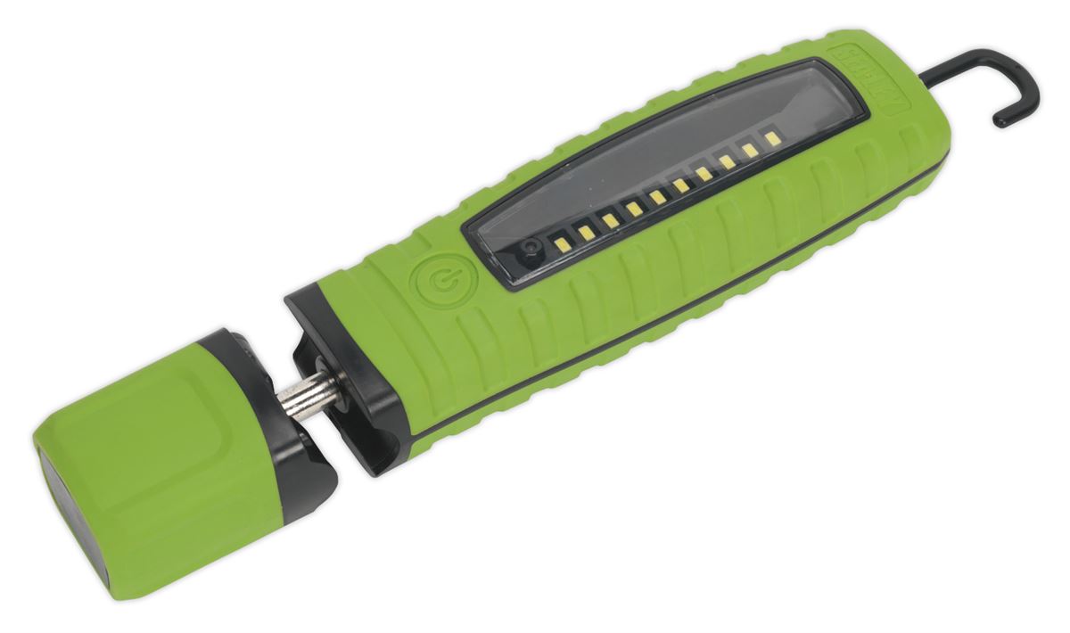 Sealey Rechargeable 360� Inspection Light 14 SMD & SMD 3W LED - Green LED360G