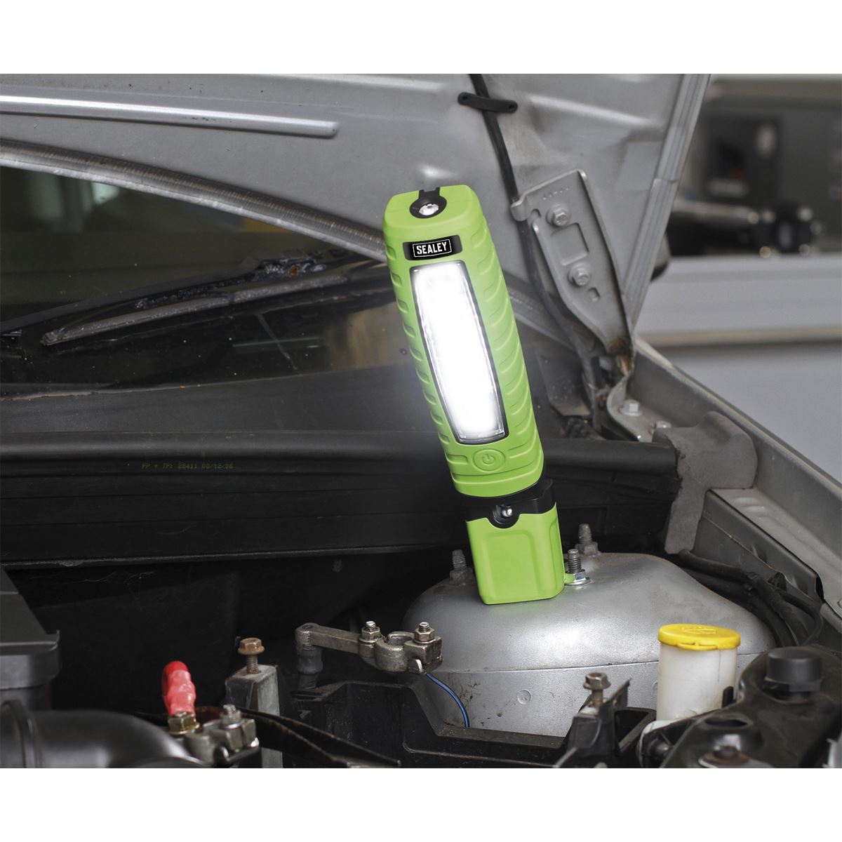 Sealey Rechargeable 360� Inspection Light 14 SMD & SMD 3W LED - Green LED360G