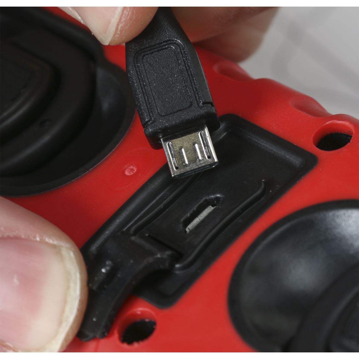 Sealey Rechargeable 360� Inspection Light 14 SMD & 3W SMD LED Red Lithium-ion LED360R