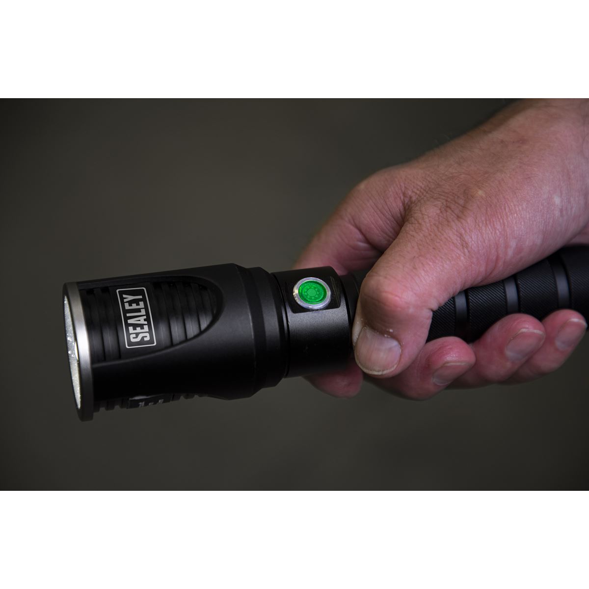 Sealey Aluminium Torch 60W COB LED Adjustable Focus Rechargeable with USB Port LED4494