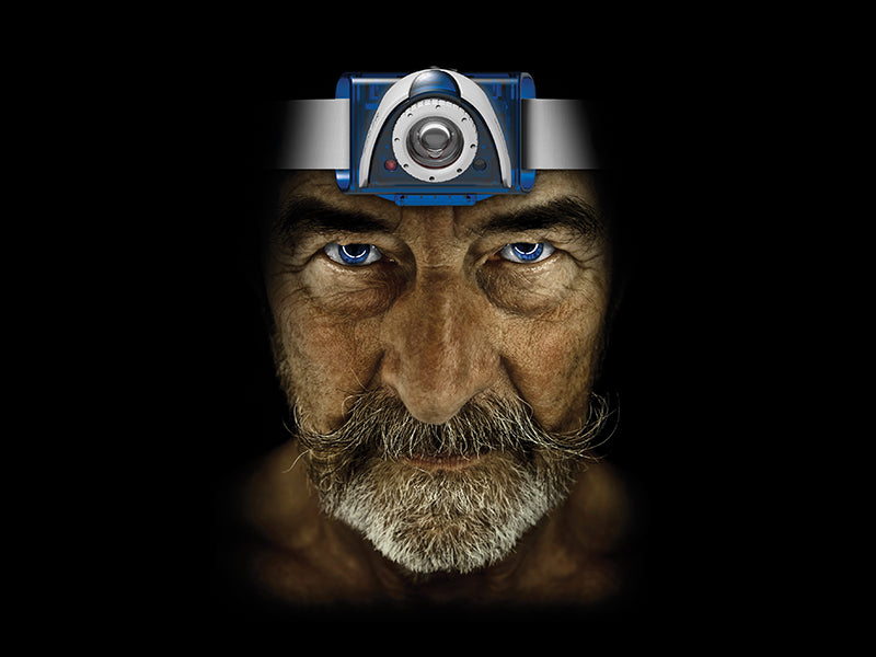 Ledlenser SEO7R Rechargeable LED Headlamp - Blue (Test-It Pack) LED6107