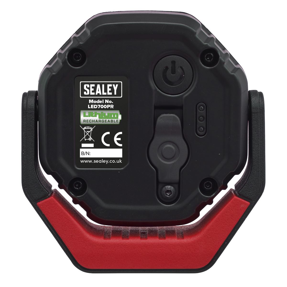 Sealey Rechargeable Pocket Floodlight with Magnet 360� 7W COB LED - Red LED700PR