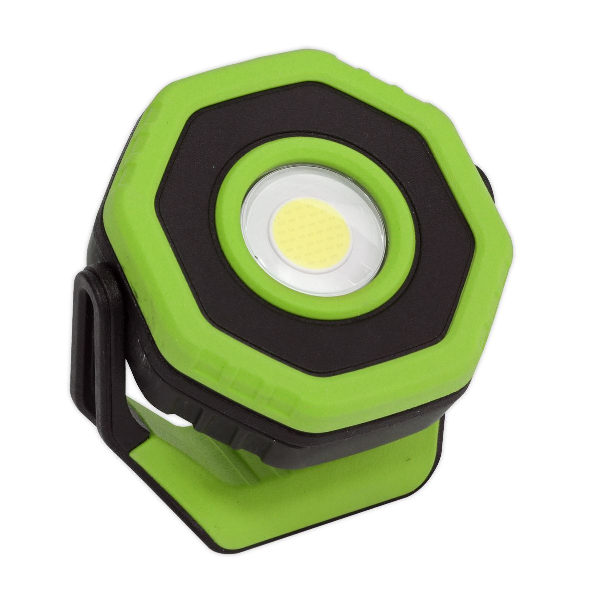 Sealey Rechargeable Pocket Floodlight with Magnet 360� 7W COB LED - Green LED700P