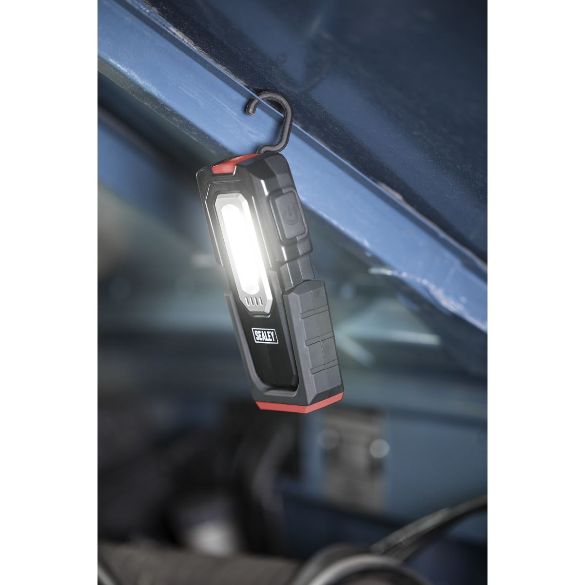 Sealey Inspection Light (x2) 3W COB & 1W SMD LED & Double Wireless Charging Base LEDWCBCOMBO3