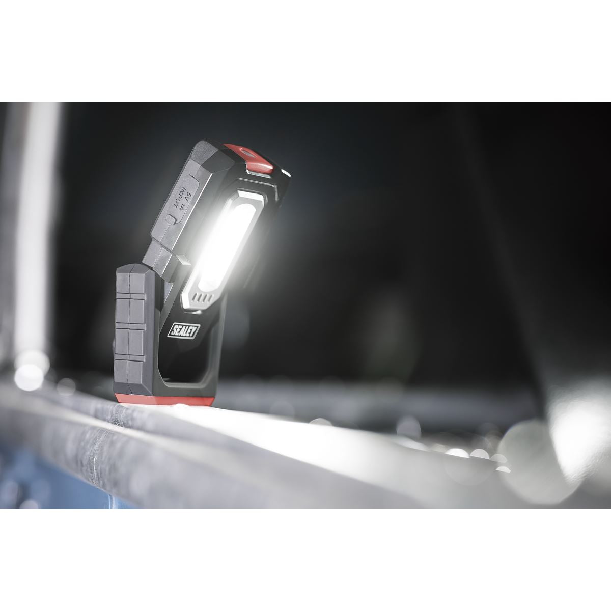 Sealey Inspection Light (x2) 3W COB & 1W SMD LED & Double Wireless Charging Base LEDWCBCOMBO3