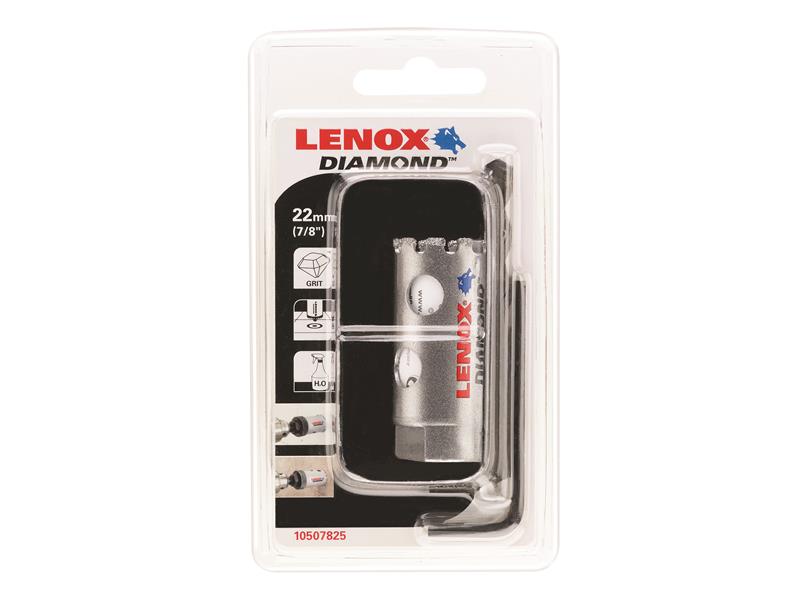 LENOX DIAMOND Holesaw 22mm For Ceramic And Stone LEN10507825