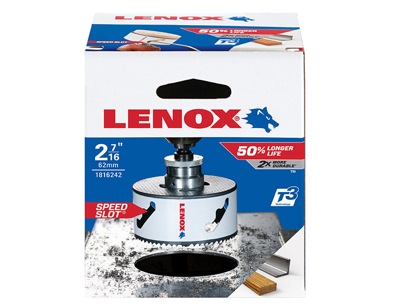 LENOX Bi-Metal Holesaw 62mm LEN1816242