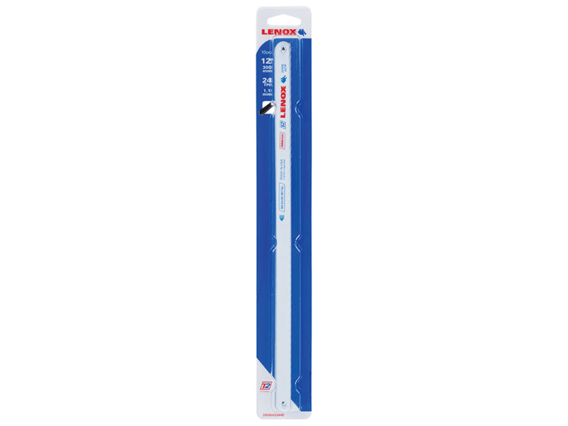 LENOX V224HE Bi-Metal Hacksaw Blades 300 x 13mm 24 TPI (Pack 10) LEN20145