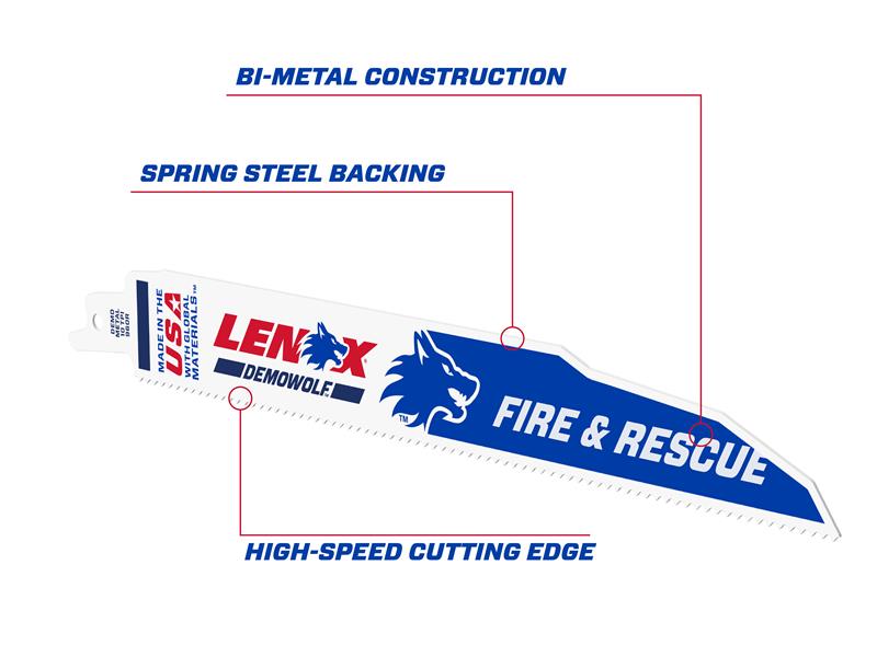 LENOX Reciprocating Saw Blade 229 x 22 x 1.6mm 10 TPI Pack 25 LEN20524B960