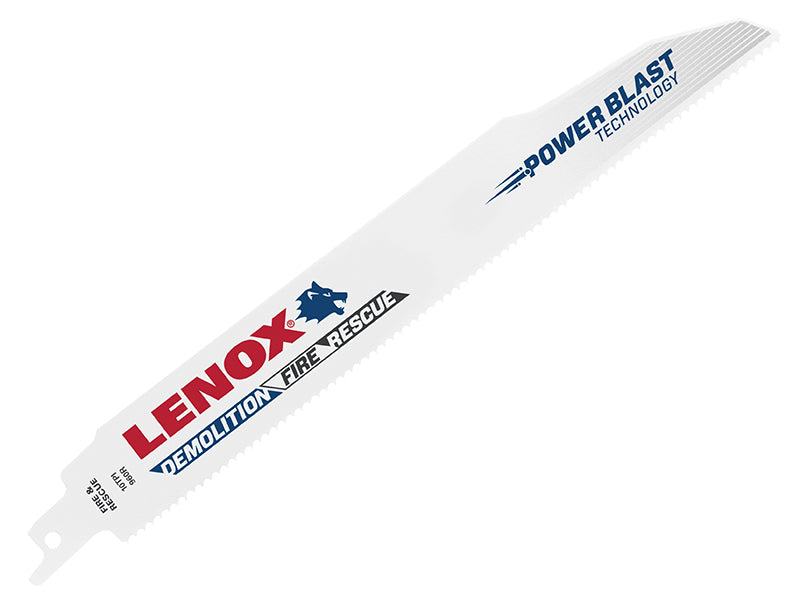 LENOX 20597-960R Demolition Reciprocating Saw Blades 225mm 10 TPI (Pack 2) LEN20597