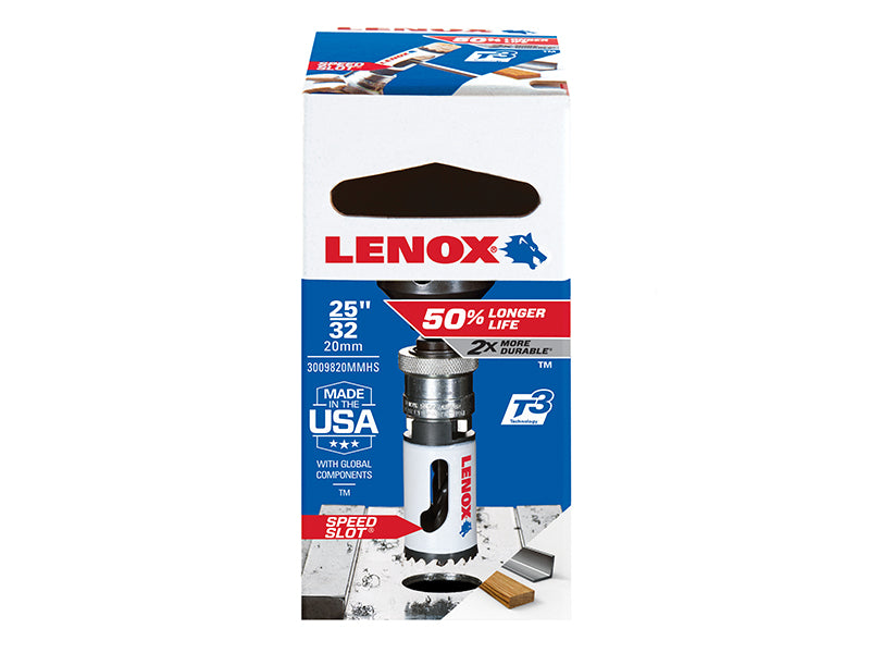 LENOX Bi-Metal Holesaw 20mm With Speed Slot LEN3009820MM