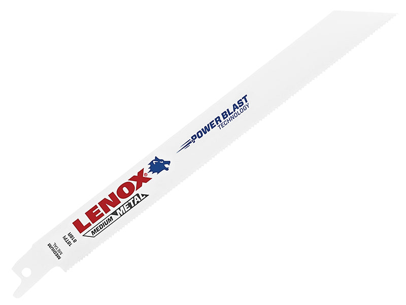 LENOX 20578-818R Metal Cutting Reciprocating Saw Blades 200mm 18 TPI (Pack 5) LEN818R