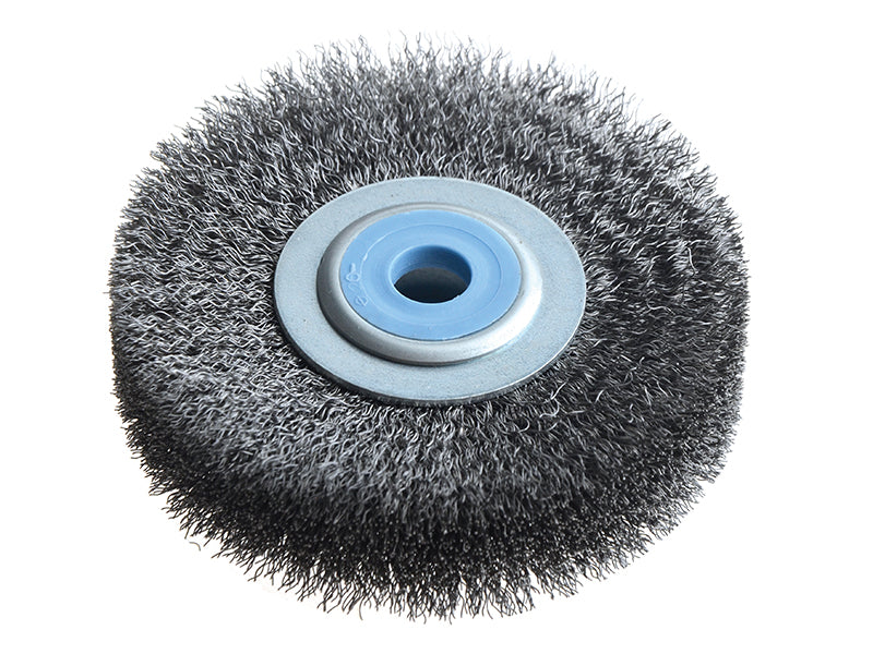 Lessmann Wheel Brush D80mm x W18-20 x 10 Bore Steel Wire 0.20 LES312142