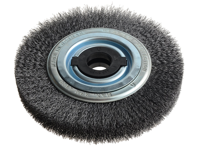 Lessmann Wheel Brush D200mm x W35-40 x 80 Bore Set 4 +1 Steel Wire 0.30 LES366162