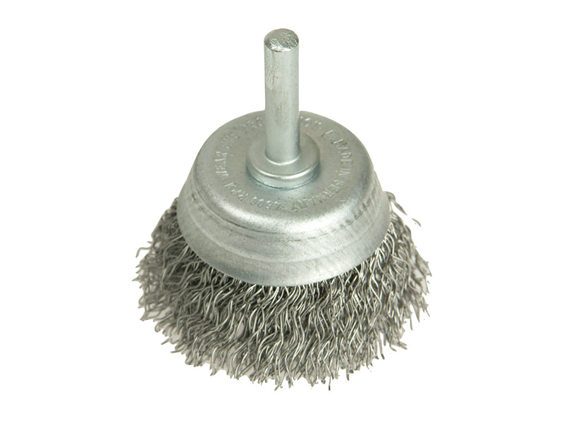 Lessmann DIY Cup Brush with Shank 50mm, 0.35 Steel Wire LES43012307