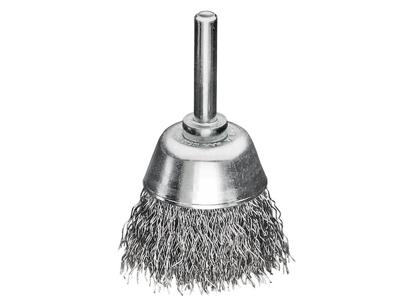 Lessmann Cup Brush with Shank D70mm x H25, 0.30 Steel Wire LES437162