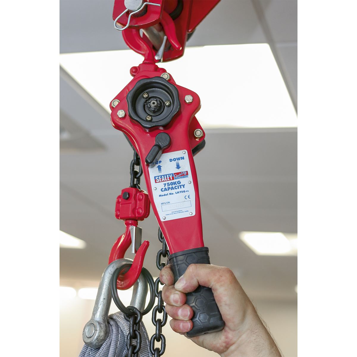 Sealey Lever Hoist Steel 750kg LH750