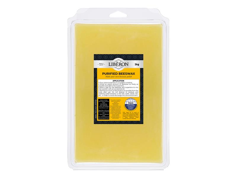 Liberon Purified Beeswax 1kg LIBBPUR1KGN