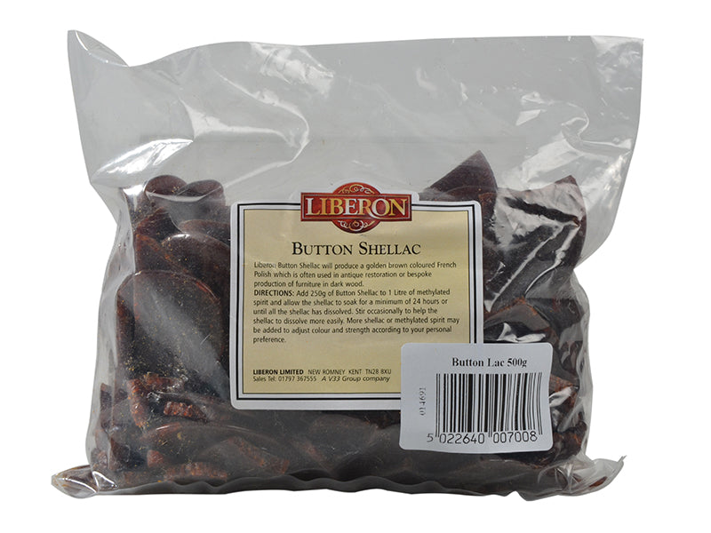 Liberon Button Shellac 250g LIBBS250G