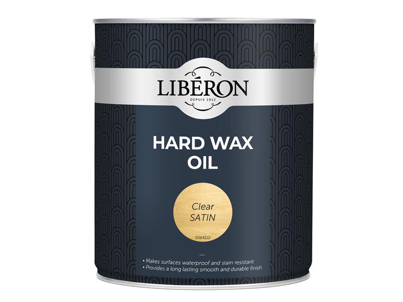 Liberon Hard Wax Oil Clear Satin 2.5 litre LIBHWOCS25L