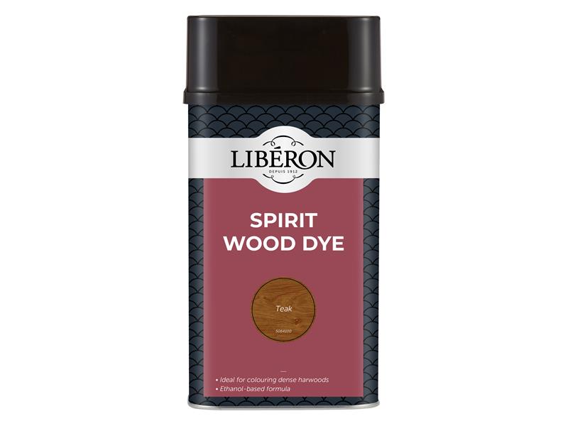 Liberon Spirit Wood Dye Teak 1 litre LIBSDT1LN
