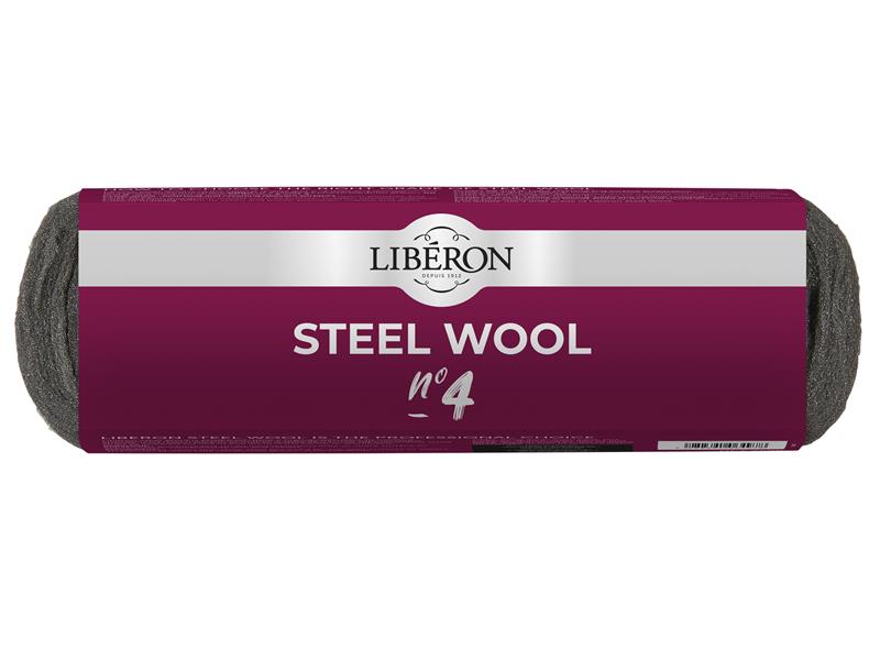 Liberon Steel Wool Grade 4 Coarse 250g Crumble And Dust Resistant LIBSW4250GN