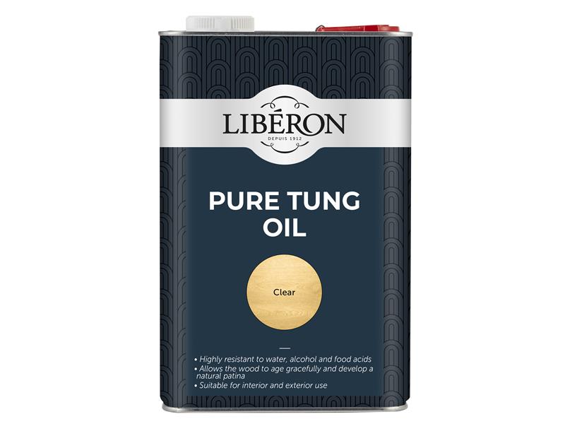 Liberon Pure Tung Oil 5 litre LIBTO5LN