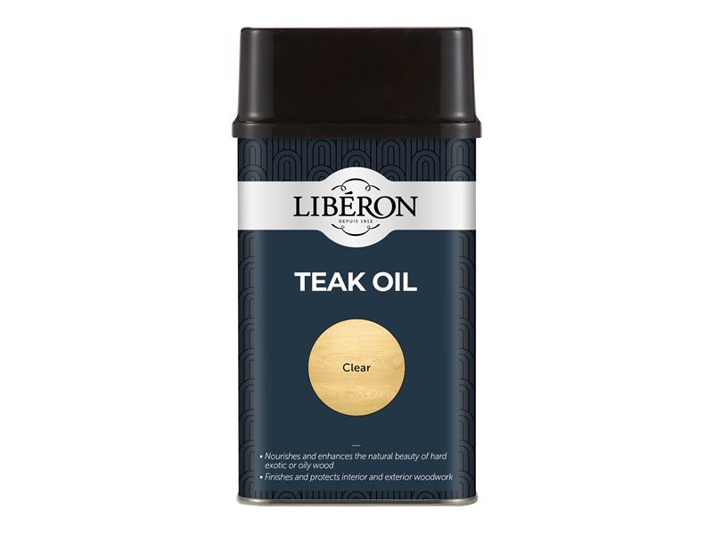 Liberon Teak Oil with UV Filters 500ml LIBTOUV500
