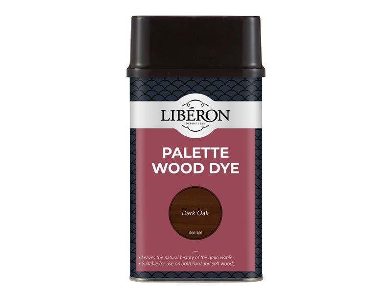 Liberon Palette Wood Dye Dark Oak 500ml Easy To Apply LIBWDPDO500N